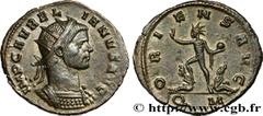 Roman coins AURELIAN Type : Antoninien  Date : printemps  Date : 274  Mint name / Town : Milan  Metal : billon  Millesimal fineness : 50  ‰ Diameter : 2  mm Orientation dies : 6  h. Weight : 3,59  g. 