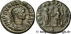 Roman coins AURELIAN Type : Sesterce  Date : janvier - septembre  Mint name / Town : Rome  Metal : copper  Diameter : 23,5  mm Orientation dies : 12  h. Weight : 8,72  g. Rarity : R1  Obverse legend :