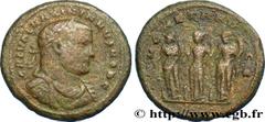 Roman coins GALERIUS Type : Médaillon  Date : c. 293-294  Mint name / Town : Rome  Metal : billon  Millesimal fineness : 50  ‰ Diameter : 31  mm Orientation dies : 11  h. Weight : 24,79  g. Rarity : R