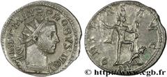 PROBUS(06-07/276-09/282)Marcus Aurelius Probus Aurelianus N° v27_0030    Date : 11-12/276 Nom de l'atelier : Lyon Métal : billon Diamètre : 21mm Axe des coins : 6h. Poids : 3,13g. Etat de conservation