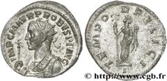 PROBUS(06-07/276-09/282)Marcus Aurelius Probus Aurelianus N° v27_0037    Date : fin 277 - début 278 Nom de l'atelier : Lyon Métal : billon Diamètre : 22mm Axe des coins : 6h. Poids : 3,69g. Degré de r