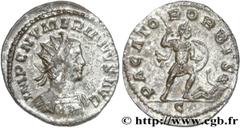 NUMERIEN(12/282-11/284)Marcus Aurelius NumerianusAuguste(03/283-11/284) Aurelianus N° v27_0138    Date : été 284 Nom de l'atelier : Lyon Métal : billon Diamètre : 23mm Axe des coins : 6h. Poids : 3,14