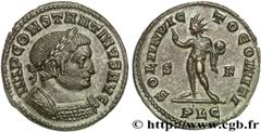 CONSTANTIN Ier LE GRAND(25/07/306-22/05/337)Flavius Valerius ConstantinusAuguste (25/12/307-22/05/337) Follis ou nummus N° v27_0389    Date : 312 Nom de l'atelier : Lyon Métal : cuivre Diamètre : 23mm