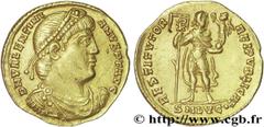 VALENTINIEN Ier (25/02/364-17/11/375)Flavius Valentinianus Solidus N° v27_0490    Date : 366 Nom de l'atelier : Lyon Métal : or Diamètre : 20mm Axe des coins : 6h. Poids : 4,44g. Degré de rareté : R1 