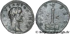 ANTONIN LE PIEUX (+7/03/161)Divus AntoninusConsécration de Marc Aurèle et de Lucius Vérus Sesterce, (GB, ئ 34) N° v27_0644    Date : 162 Nom de l'atelier : Rome Métal : bronze Diamètre : 33,5mm Axe de