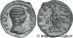 JULIA DOMNA(+217) Julia DomnaAugusta(194-217) As, (MB, ئ 26) N° v27_0716    Date : 210 Nom de l'atelier : Rome Métal : bronze Diamètre : 26mm Axe des coins : 12h. Poids : 10,77g. Degré de rareté : R2 