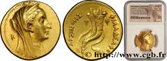 Greek Coins EGYPT - LAGID OR PTOLEMAIC KINGDOM - PTOLEMY II PHILADELPHUS Type : Octodrachme d’or (mnaieon)  Date : c. 260 AC.  Mint name / Town : Alexandrie  Metal : gold  Diameter : 28  mm Orientatio