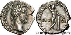 Roman coins COMMODUS Type : Denier  Date : 189  Mint name / Town : Rome  Metal : silver  Millesimal fineness : 750  ‰ Diameter : 18  mm Orientation dies : 6  h. Weight : 2,72  g. Rarity : R1  Officine