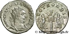 Roman coins VALERIAN I Type : Antoninien  Date : c. 255-256  Mint name / Town : Atelier secondaire d’Orient (Samosate)  Metal : billon  Millesimal fineness : 250  ‰ Diameter : 21  mm Orientation dies 