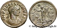 Roman coins AURELIAN Type : Demi-aurelianus  Date : début 275 - septembre 275  Date : 275  Mint name / Town : Rome  Metal : billon  Millesimal fineness : 25  ‰ Diameter : 18,5  mm Orientation dies : 5