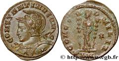 Roman coins CONSTANTINE I THE GREAT Type : Follis ou nummus  Date : 310-312  Mint name / Town : Londres  Metal : copper  Diameter : 23,5  mm Orientation dies : 6  h. Weight : 4,32  g. Rarity : R2  Obv