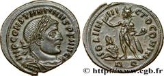 Roman coins CONSTANTINE I THE GREAT Type : Follis ou nummus  Date : 316-317  Mint name / Town : Rome  Metal : copper  Diameter : 20  mm Orientation dies : 6  h. Weight : 3,05  g. Rarity : R1  Officine