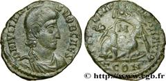 Roman coins JULIAN II THE PHILOSOPHER Type : Maiorina réduite, (PB, Æ 3)  Date : 355-357  Mint name / Town : Arles  Metal : copper  Diameter : 18  mm Orientation dies : 12  h. Weight : 2,52  g. Rarity