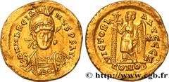 Roman coins MARCIAN Type : Solidus  Date : c. 450-457  Mint name / Town : Constantinople  Metal : gold  Millesimal fineness : 1000  ‰ Diameter : 20  mm Orientation dies : 12  h. Weight : 4,37  g. Rari