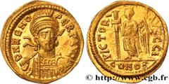 Roman coins ZENO Type : Solidus  Date : c. 476-491  Mint name / Town : Constantinople  Metal : gold  Millesimal fineness : 1000  ‰ Diameter : 20,5  mm Orientation dies : 6  h. Weight : 4,51  g. Rarity