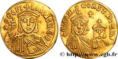 Byzantine coins THEOPHILUS Type : Solidus  Date : 831-840  Mint name / Town : Constantinople  Metal : gold  Diameter : 20,5  mm Orientation dies : 6  h. Weight : 4,38  g. Rarity : R2  Obverse descript