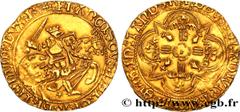 Feudal coins BRITTANY - DUCHY OF BRITTANY - FRANCIS I AND FRANCIS II Type : Cavalier d'or ou franc à cheval ou florin d'or  Date : n.d.  Mint name / Town : Rennes  Metal : gold  Diameter : 26  mm Orie