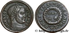 Roman coins LICINIUS I Type : Centenionalis  Date : 320-321  Mint name / Town : Ticinum  Metal : copper  Diameter : 18  mm Orientation dies : 12  h. Weight : 2,99  g. Rarity : R1  Officine : 3e  Obver