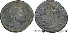 Roman coins CONSTANTINE I THE GREAT Type : Centenionalis ou nummus  Date : 328  Mint name / Town : Constantinople  Metal : copper  Diameter : 20  mm Orientation dies : 6  h. Weight : 2,47  g. Rarity :