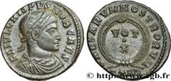 Roman coins CRISPUS Type : Centenionalis ou nummus  Date : 321  Mint name / Town : Arles  Metal : copper  Diameter : 18  mm Orientation dies : 6  h. Weight : 3,17  g. Officine : 3e  Obverse legend : F