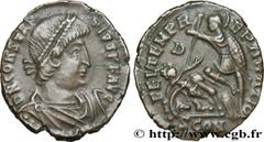 Roman coins CONSTANTIUS II Type : Maiorina réduite, (MB, Æ 3)  Date : 354-355  Mint name / Town : Arles  Metal : copper  Diameter : 19  mm Orientation dies : 12  h. Weight : 2,54  g. Rarity : R1  Offi