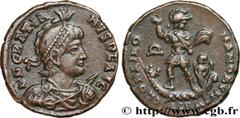 Roman coins GRATIAN Type : Maiorina pecunia  Date : 378-383  Mint name / Town : Alexandrie  Metal : copper  Diameter : 22,5  mm Orientation dies : 6  h. Weight : 6,14  g. Rarity : R1  Officine : 4e  O