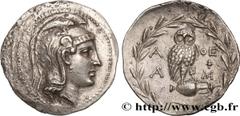 Greek Coins ATTICA - ATHENS Type : Tétradrachme stéphanophore  Date : c. 164/163 - 140/139 AC.  Mint name / Town : Athènes, Attique  Metal : silver  Diameter : 35,5  mm Orientation dies : 12  h. Weigh