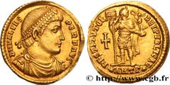 Roman coins VALENS Type : Solidus  Date : 364  Mint name / Town : Antioche  Metal : gold  Millesimal fineness : 1000  ‰ Diameter : 21  mm Orientation dies : 11  h. Weight : 4,18  g. Rarity : R1  Offic