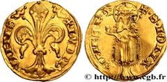 Feudal coins DAUPHINE - DAUPHINS OF VIENNOIS - HUMBERT II Type : Florin d'or  Date : c. 1340-1370  Metal : gold  Diameter : 20,5  mm Orientation dies : 11  h. Weight : 3,39  g. Rarity : R1  Obverse le