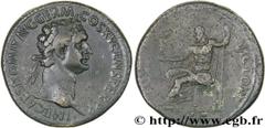DOMITIEN(12/69-18/09/96)Titus Flavius Domitianus Auguste(13/09/81-18/09/96) Sesterce, (GB, ئ 35) N° v28_0164    Date : 90 Nom de l'atelier : Rome Métal : bronze Diamètre : 34,5mm Axe des coins : 6h. P