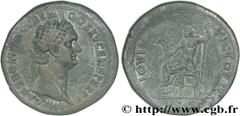 DOMITIEN(12/69-18/09/96)Titus Flavius Domitianus Auguste(13/09/81-18/09/96) Sesterce, (GB, ئ 36) N° v28_0165    Date : 90 Nom de l'atelier : Rome Métal : bronze Diamètre : 35,5mm Axe des coins : 6h. P