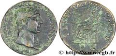 TRAJAN(27/10/97-8/08/117)Marcus Ulpius TraianusAuguste(25/01/98-8/08/117) Sesterce, (GB, ئ 33) N° v28_0175    Date : 103 Nom de l'atelier : Rome Métal : bronze Diamètre : 33mm Axe des coins : 6h. Poid