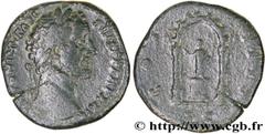 ANTONIN LE PIEUX(25/02/138-7/03/161)Titus Aurelius Fulvus Boionius Arrius AntoninusAuguste(10/07/138-7/03/161) Sesterce, (GB, ئ 31) N° v28_0205    Date : 159 Nom de l'atelier : Rome Métal : bronze Dia