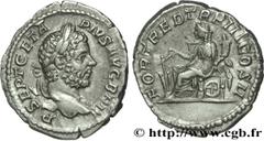 GETA(06/198-26/02/212)Lucius puis Publius Septimius GetaAuguste(fin 209-26/02/212) Denier N° v28_0248    Date : 211 Nom de l'atelier : Rome Métal : argent Diamètre : 20mm Axe des coins : 12h. Poids : 
