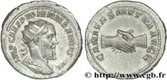 PUPIEN(02-04/05/238)Marcus Clodius Pupienus Maximus Antoninien N° v28_0276    Date : 238 Nom de l'atelier : Rome Métal : argent Diamètre : 22mm Axe des coins : 6h. Poids : 5,08g. Degré de rareté : R1 