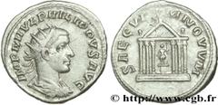 PHILIPPE II(05/244-09/249)Marcus Julius PhilippusAuguste(04/247-09/249) Antoninien N° v28_0292    Date : 249 Nom de l'atelier : Syrie, Antioche Métal : billon Diamètre : 22mm Axe des coins : 6h. Poids