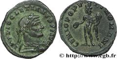 DIOCLETIEN(20/11/284-1/05/305)Caius Aurelius Valerius DiocletianusAuguste (20/11/284-1/05/305) Follis ou nummus N° v28_0372    Date : 303 Nom de l'atelier : Bretagne, Londres Métal : cuivre Diamètre :