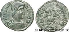 JULIEN II LE PHILOSOPHE(6/11/355-26/06/363)Flavius Claudius JulianusCésar(6/11/355-02/360) Maiorina N° v28_0420    Date : 355-357 Nom de l'atelier : Savie, Siscia Métal : cuivre Diamètre : 17mm Axe de