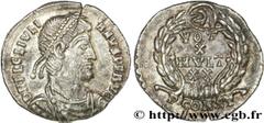 JULIEN II LE PHILOSOPHE(6/11/355-26/06/363)Flavius Claudius JulianusAuguste(02/360-26/06/363) Silique N° v28_0422    Date : 362-363 Nom de l'atelier : Viennoise, Arles Métal : argent Diamètre : 17mm A