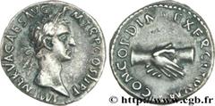 NERVA(18/09/96-25/01/98)Marcus Cocceius Nerva Denier N° v29_0157    Date : 96 Nom de l'atelier : Rome Métal : argent Diamètre : 18mm Axe des coins : 6h. Poids : 3,27g. Degré de rareté : R2 Etat de con