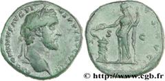 ANTONIN LE PIEUX(25/02/138-7/03/161)Titus Aurelius Fulvus Boionius Arrius AntoninusAuguste(10/07/138-7/03/161) Sesterce, (GB, ئ 31) N° v29_0205    Date : 144 Nom de l'atelier : Rome Métal : bronze Dia