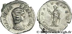 JULIA DOMNA(+217) Julia DomnaAugusta(194-217) Denier N° v29_0260    Date : 214 Nom de l'atelier : Rome Métal : argent Diamètre : 18,5mm Axe des coins : 6h. Poids : 3,42g. Etat de conservation : SPL Pr