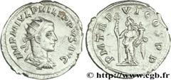 PHILIPPE II(05/244-09/249)Marcus Julius PhilippusAuguste(04/247-09/249) Antoninien N° v29_0324    Date : 249 Nom de l'atelier : Syrie, Antioche Métal : billon Diamètre : 23mm Axe des coins : 7h. Poids