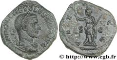 VOLUSIEN(06/251-06/253)Caius Vibius Afinius Gallus Vendumnianus VolusianusAuguste(11/251-05/253) Sesterce, (GB, ئ 32) N° v29_0337    Date : 252 Nom de l'atelier : Rome Métal : cuivre Diamètre : 32mm A