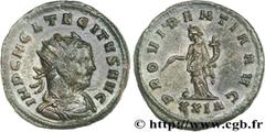 TACITE(11-12/275-06/276)Marcus Claudius Tacitus Aurelianus N° v29_0375    Date : 276 Nom de l'atelier : Rome Métal : billon Diamètre : 22mm Axe des coins : 10h. Poids : 4,41g. Etat de conservation : S