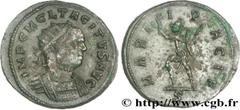 TACITE(11-12/275-06/276)Marcus Claudius Tacitus Aurelianus N° v29_0378    Date : 276 Nom de l'atelier : Italie, Ticinum Métal : billon Diamètre : 21mm Axe des coins : 6h. Poids : 4,52g. Etat de conser