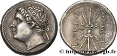 Greek Coins SICILY - SYRACUSE Type : Decalitrai Date : c. 215-214 AC. Mint name / Town : Syracuse, Sicile Metal : silver Diameter : 23 mm Orientation dies : 3 h. Weight : 8,48 g. Rarity : R1 Obverse l
