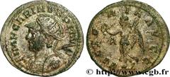 Roman Coins CARINUS Type : Aurelianus Date : été Date : 284 Mint name / Town : Lyon Metal : billon Millesimal fineness : 50 ‰ Diameter : 22 mm Orientation dies : 12 h. Weight : 2,27 g. Rarity : R1 Off