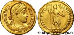 Roman Coins VALENS Type : Solidus Date : 366-367 Mint name / Town : Antioche Metal : gold Millesimal fineness : 1000 ‰ Diameter : 21 mm Orientation dies : 6 h. Weight : 4,33 g. Rarity : R1 Officine : 