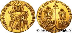 Byzantine Coins BASIL I and CONSTANTINE Type : Solidus Date : 868-879 Mint name / Town : Constantinople Metal : gold Millesimal fineness : 1.000 ‰ Diameter : 19 mm Orientation dies : 6 h. Weight : 4,4